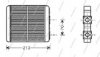NISSA 271400F001 Heat Exchanger, interior heating